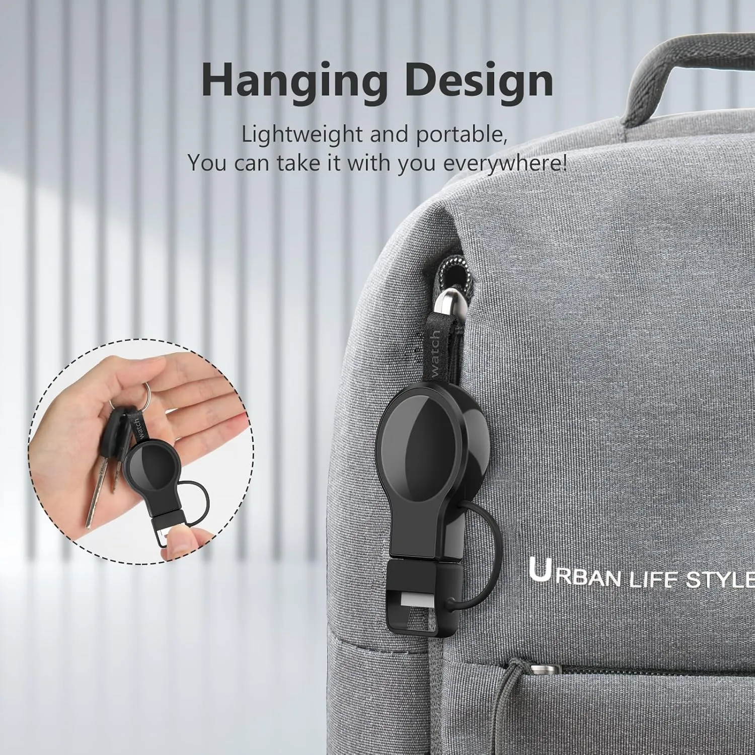 𝟐𝐏𝐚𝐜𝐤 𝐔𝐩𝐠𝐫𝐚𝐝𝐞𝐝 for Apple Watch Wireless Charger, Portable iWatch Charger, Travel Cordless Charger, Magnetic Wireless Charging Compatible for Apple Watch Ultra 10/9/8/7/6/5/4/3/2/1/SE