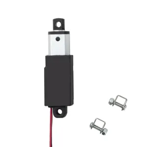 0.4 Inch 0.4" Stroke Mini Linear Actuator 12V 42.2lbs/188N Electric Micro Linear Actuator Speed 0.2"/sec with Mounting Brackets,for Robotics,Home Automation