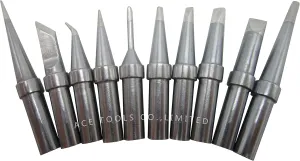 10 PCS ET Replacement Soldering Tips for WE1010 WE1010NA WES51 WES50 WESD51 PES51 PES50 LR21 LR20 Solder Iron Tip