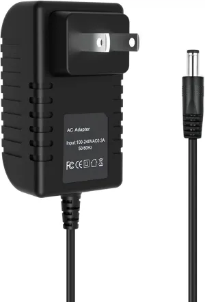 12V AC/DC Adapter Compatible with O2-Cool 02-Cool Model FD10001N0000 10 Inch Battery/Electric Portable Cooling Fan O2Cool 02Cool 12VDC Power Supply Cord Charger Mains PSU