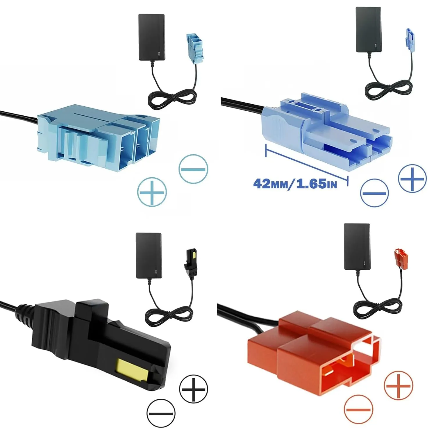 12Volt & 24Volt Universal Charger for Batty Powered Kid's Ride on Toys Car, Best Choice 12V&24V Adapter Charger for Power Wheels Electric Vehicle.LED Lights,Peg-Perego,Fisher-Price (24Volt)