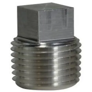 1/8 Aluminum Square Head Plug