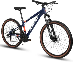 20 inch/ 24 inch/ 26 inch / 27.5/29 Inch Mountain Bike, 21 Speed Drive, Dual Disc Brakes, Hardtail MTB for Kids boy Girl Women Men Adult Multi Color， Free Return