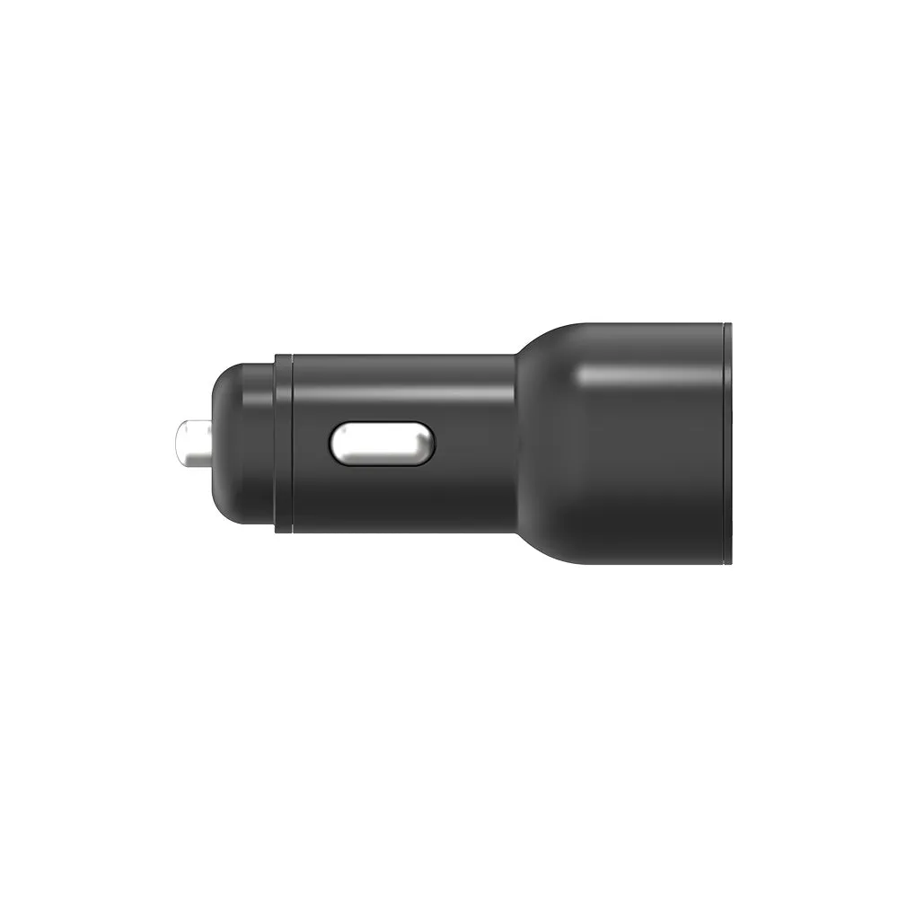20W Dual Port Car Charger with 20W USB-C PD   20W QC 3.0