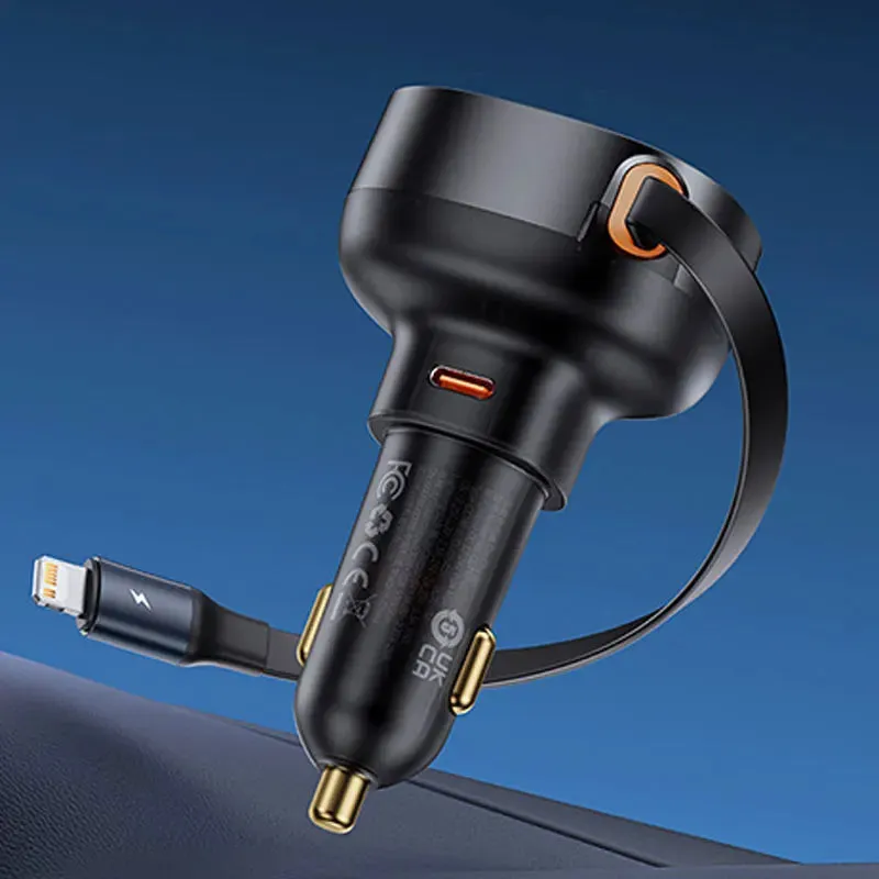 30W 2-in-1 Car Charger