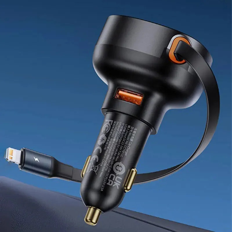 30W 2-in-1 Car Charger