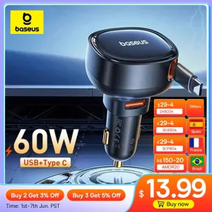 30W 2-in-1 Car Charger