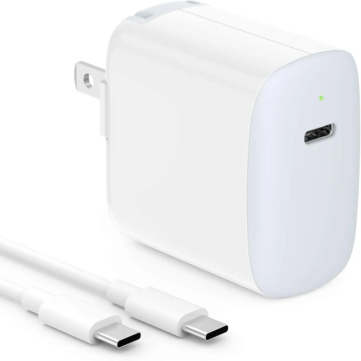 30W USB C Charger for iPad Pro 13, 12.9, 11 inch 2024 2023 2022 2021 2020 2019 M4 M2 M1, iPad Air 5 4, M3 M2, Mini 6, A17 Pro, iPad 10, A16, MacBook Air, iPhone 16 15, Pixel 8 7 Pro, 6.6ft USB-C Cable