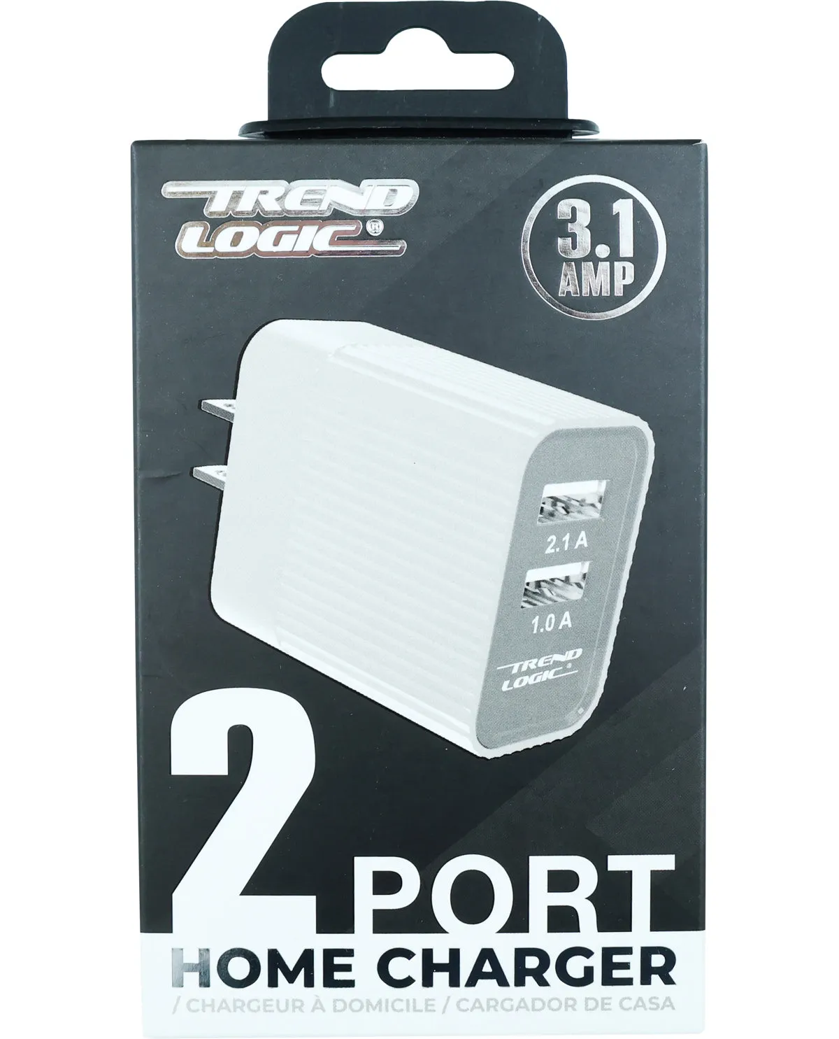 3.1-AMP Dual-Port Wall Charger for Electronics