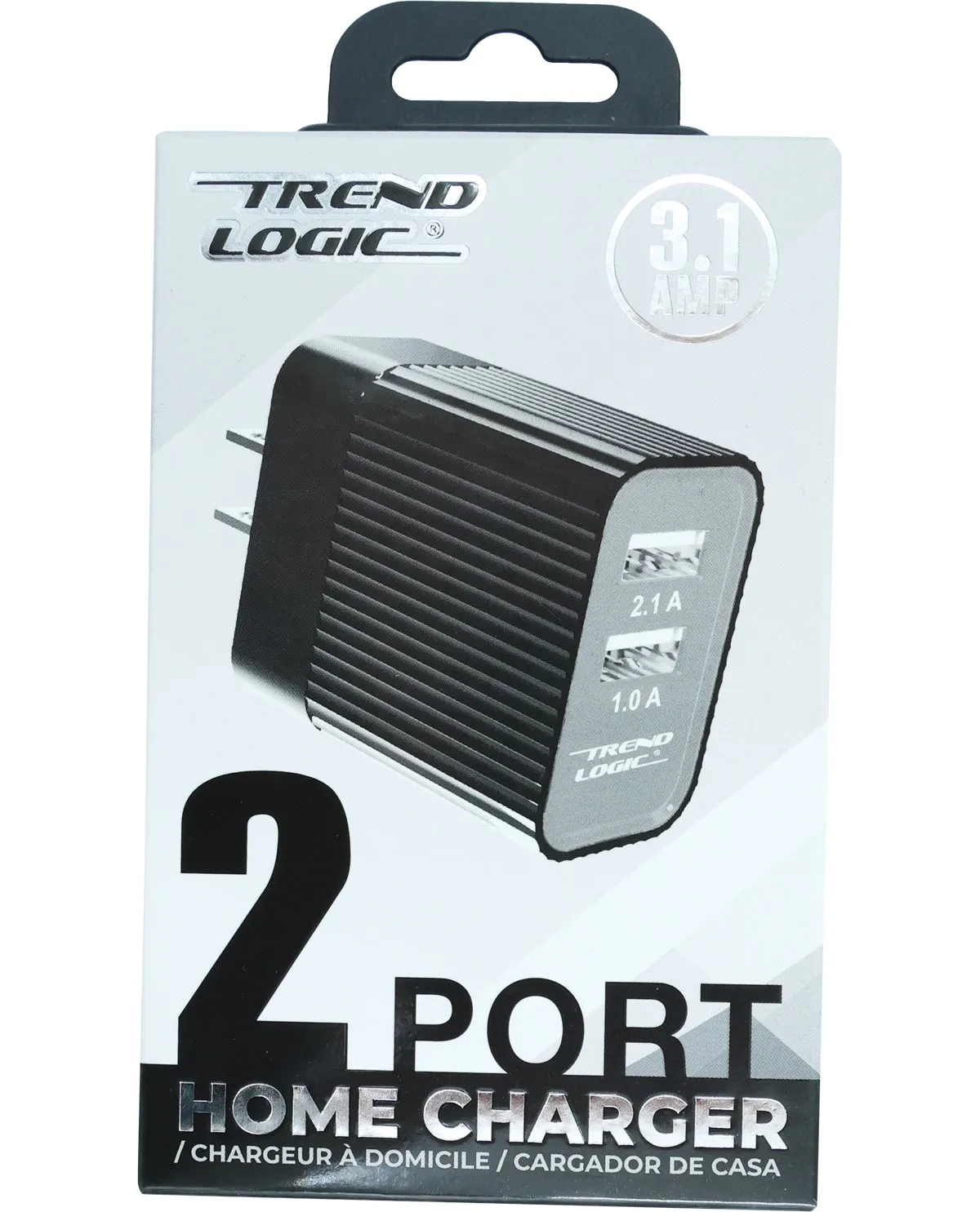 3.1-AMP Dual-Port Wall Charger for Electronics