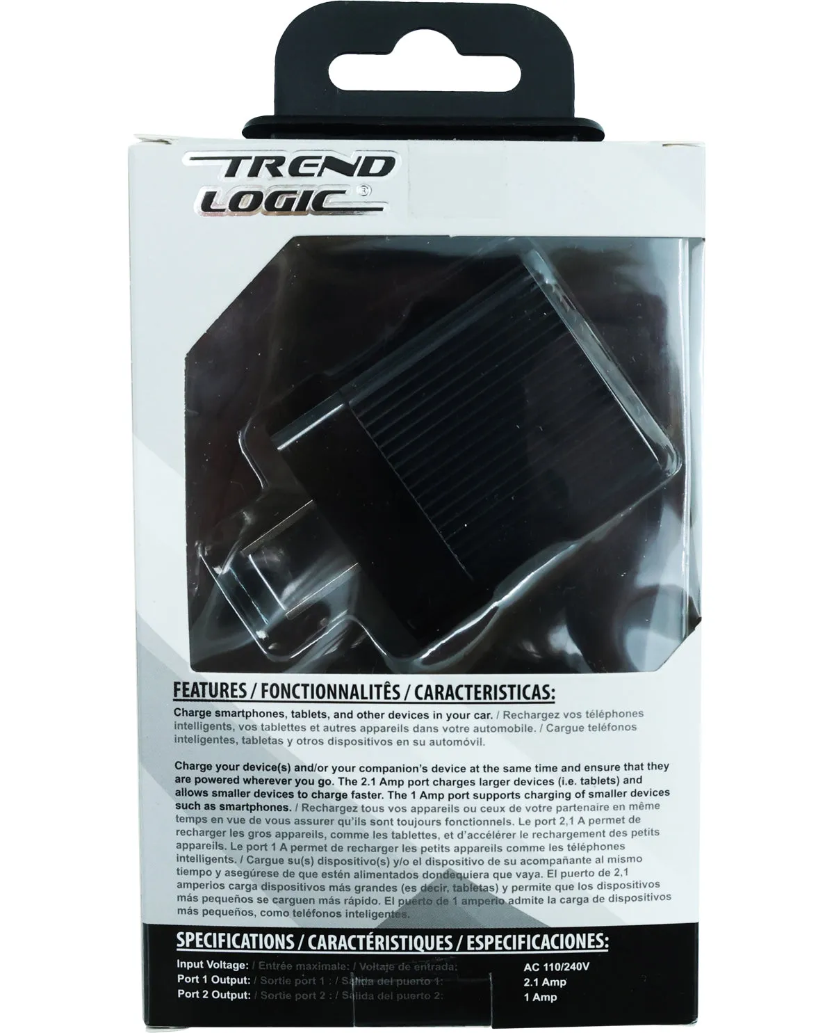 3.1-AMP Dual-Port Wall Charger for Electronics