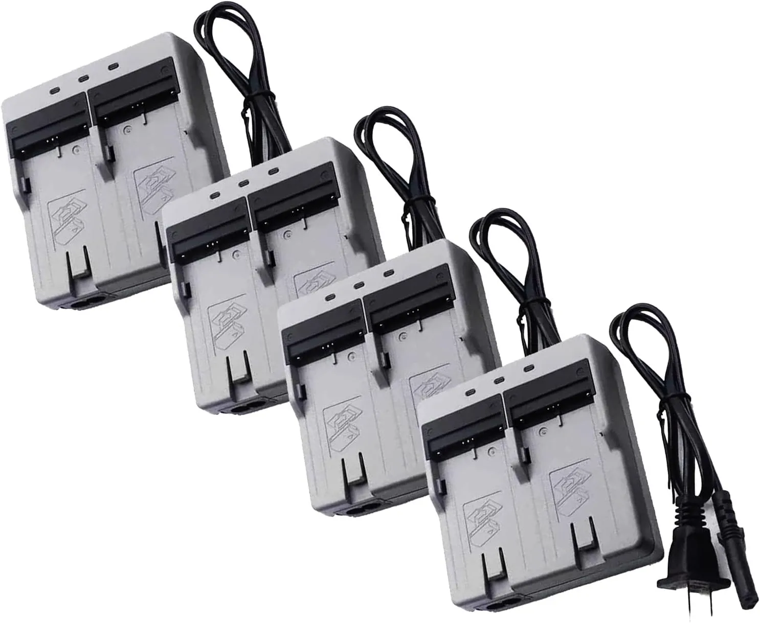 ◢(4-Pack) CDC77 Battery Charger for DC46, BDC58, BDC70, BDC71,BDC72 Battery for Top-con GM-52 Seriesfor Sokkia GPS Total Station