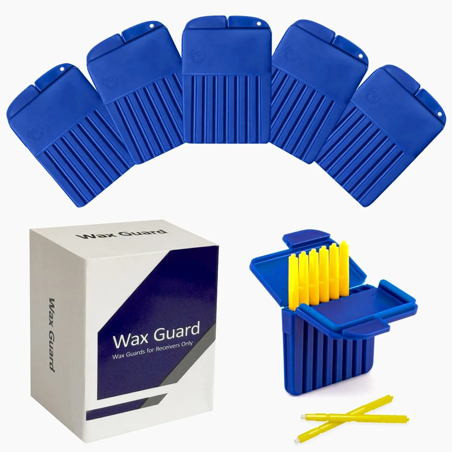 (40-Pcs) Starkey Hear Clear Hearing Aids Wax Guards Filters.Starkey Hearing Aid Replacement Parts Supplies Cleaning Kit Accessories,Ear Replacement Parts Cleaning Tool