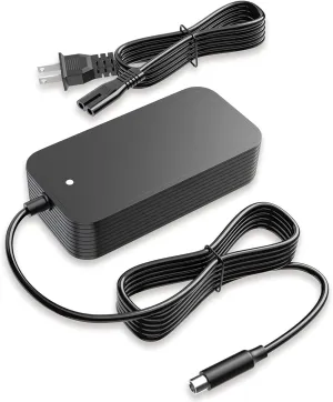 42V 1.7A Charger Compatible with Segway Ninebot ES2 ES4 E22 ES1L Electric Scooter Charger Power Supply Cord Black