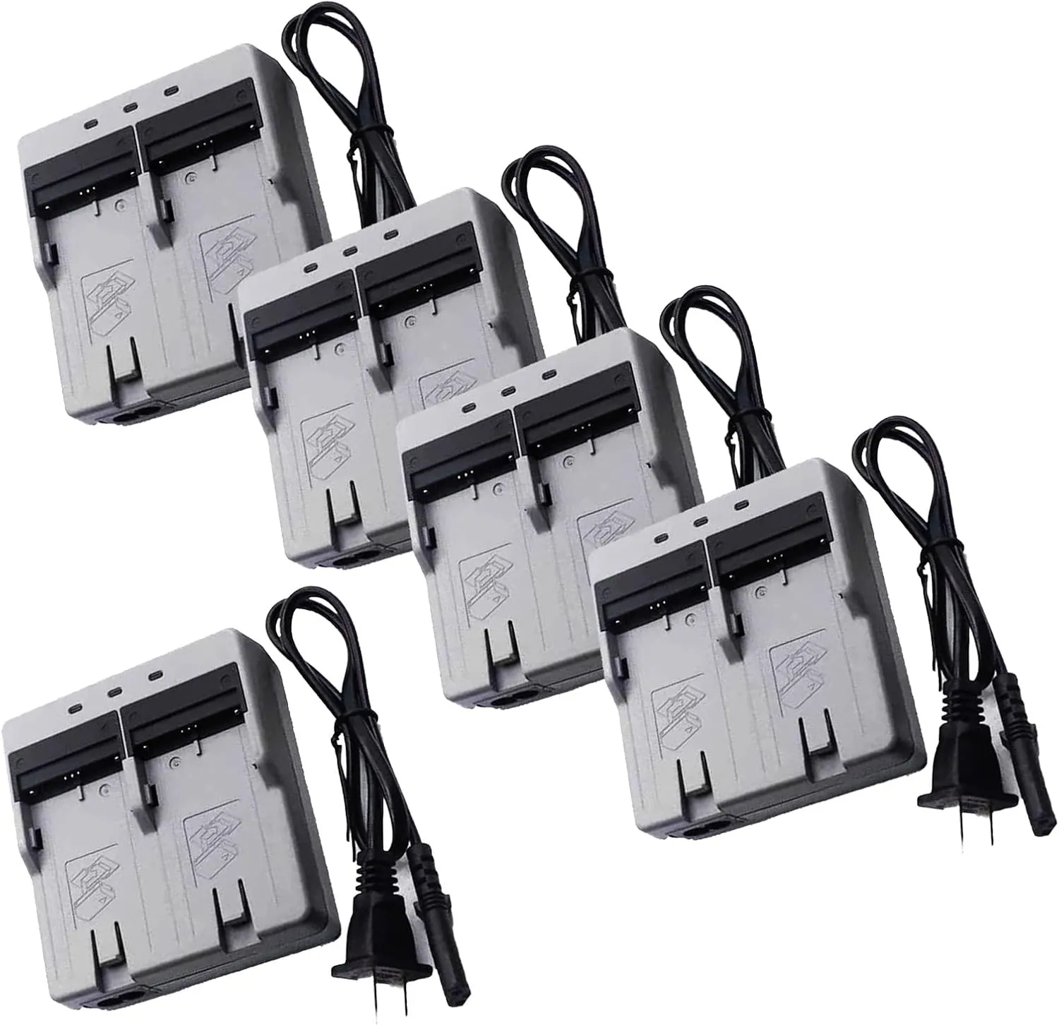 ◢(5-Pack) CDC77 Battery Charger for DC46, BDC58, BDC70, BDC71,BDC72 Battery for Top-con GM-52 Seriesfor Sokkia GPS Total Station