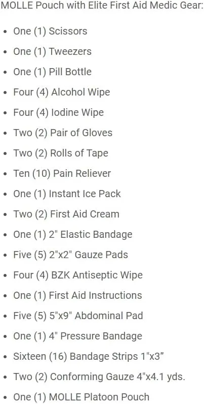 64 Piece Small Survival First Aid Kit for Home, Work, or Outdoors - Hiking, Camping, Backpacking, Climbing, Cycling, or Car (Black)