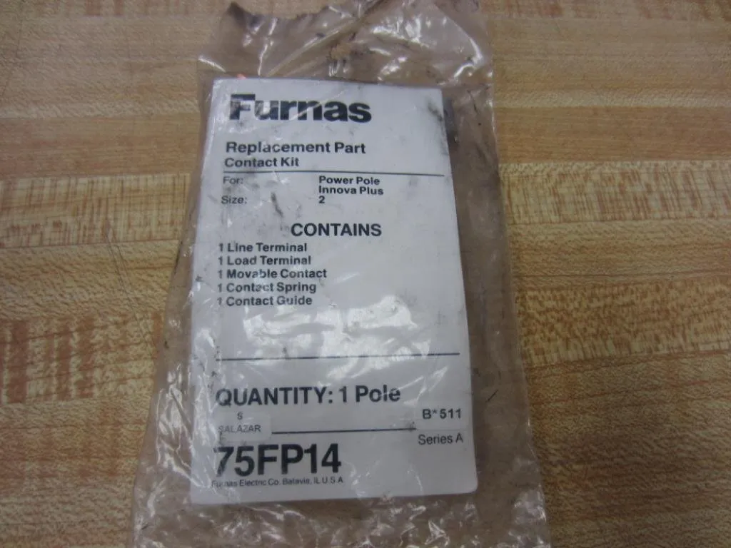 75FP14 Replacement Part Contact Kit Series A