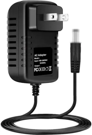 AC-DC Adapter Replacement for Schumacher DSR ProSeries DSR164 SCUDSR164 12V Lithium Battery Portable Power Station 4000 4000A Peak Amp 12 Volt Electric Jump Starter Jumpstarter Power Cord Cable