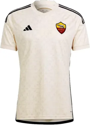 adidas AS Roma Away Jersey 23/24 (US, Alpha, Small, Regular, Regular)