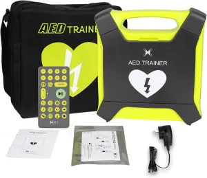 AED Trainer, XFT AED Training Kit CPR Equipment Training Device Automatic External Defibrillator Simulator, AED Trainer Professional for First Aid Trainee Beginner 2024 New Version(XFT-120GA)