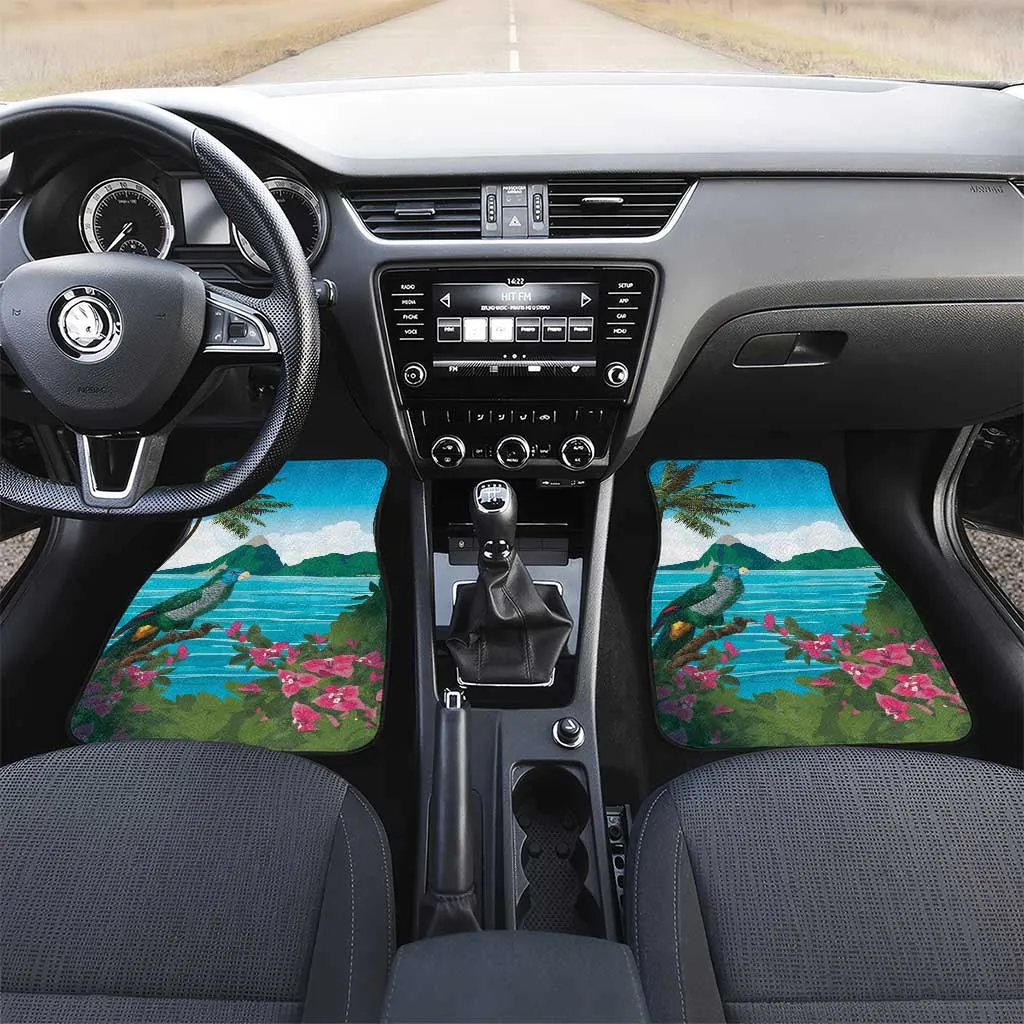 Afro-Saint Lucians Car Mats Pitons Landscape LT7