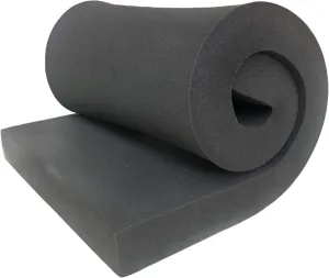 AKTRADING CO. 2" H X 24" W X 72" L CertiPUR-US Certified Rubber Foam Sheet Cushion (Seat Replacement, Upholstery Sheet, Foam Padding, Acoustic Foam Sheet)