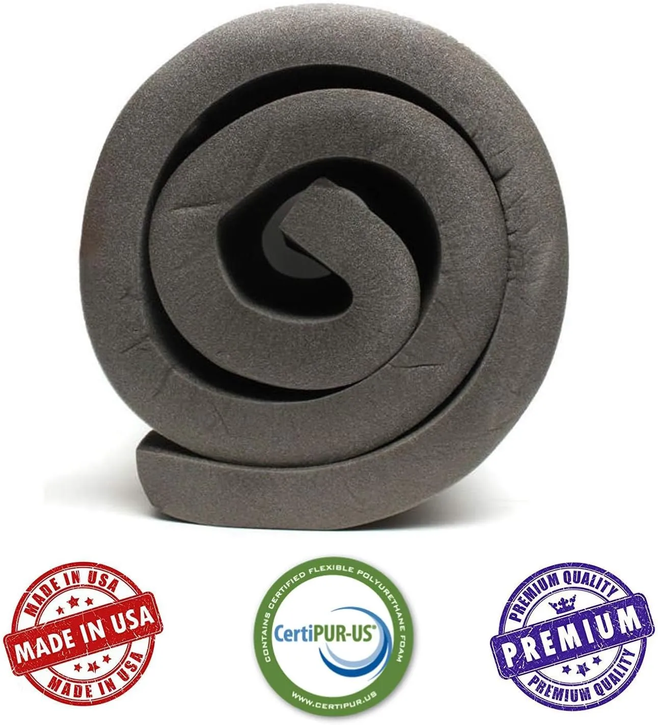 AKTRADING CO. 4" H X 24" W X 72" L CertiPUR-US Certified Rubber Foam Sheet Cushion (Seat Replacement, Upholstery Sheet, Foam Padding, Acoustic Foam Sheet)