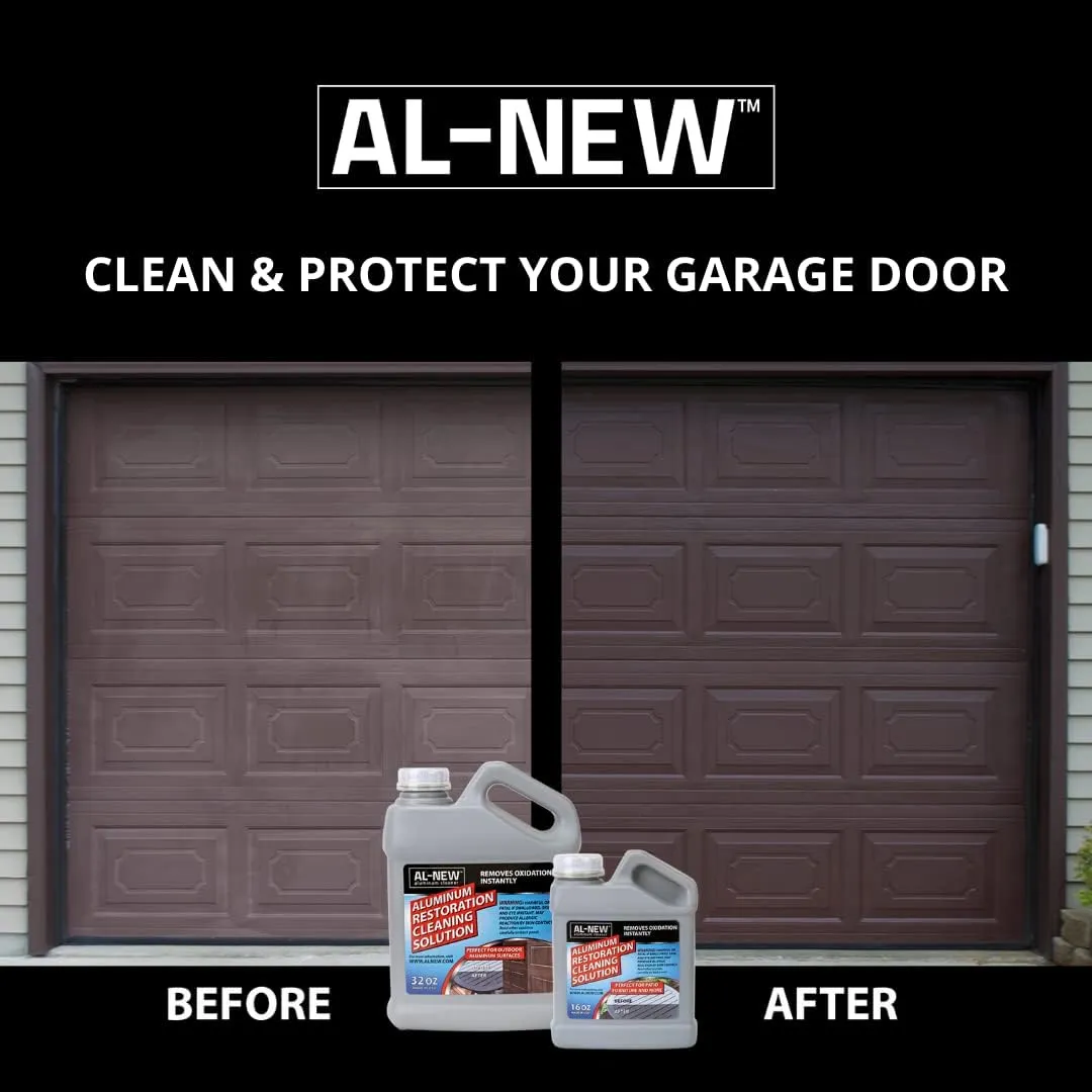 AL-NEW Aluminum Restoration Cleaning Solution Kit | Clean & Restore Patio Furniture, Stainless Steel, & Other Household Metal Surfaces (16 oz. Kit)