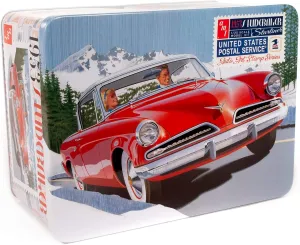 AMT 1953 Studebaker Starliner - USPS with Collectible Tin 1:25 Scale Model Kit
