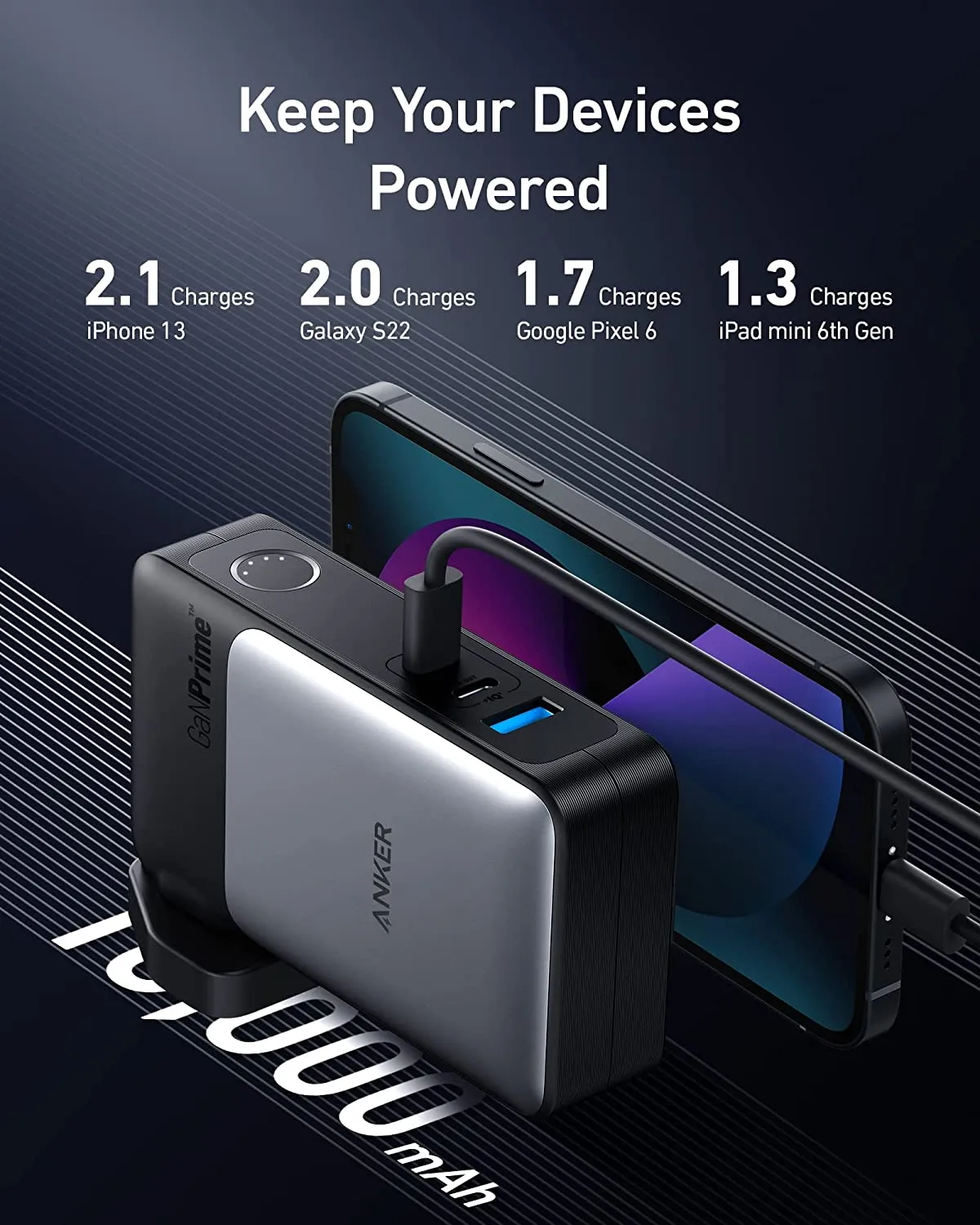 Anker 733 Power Bank (GaNPrime PowerCore 65W) - Black