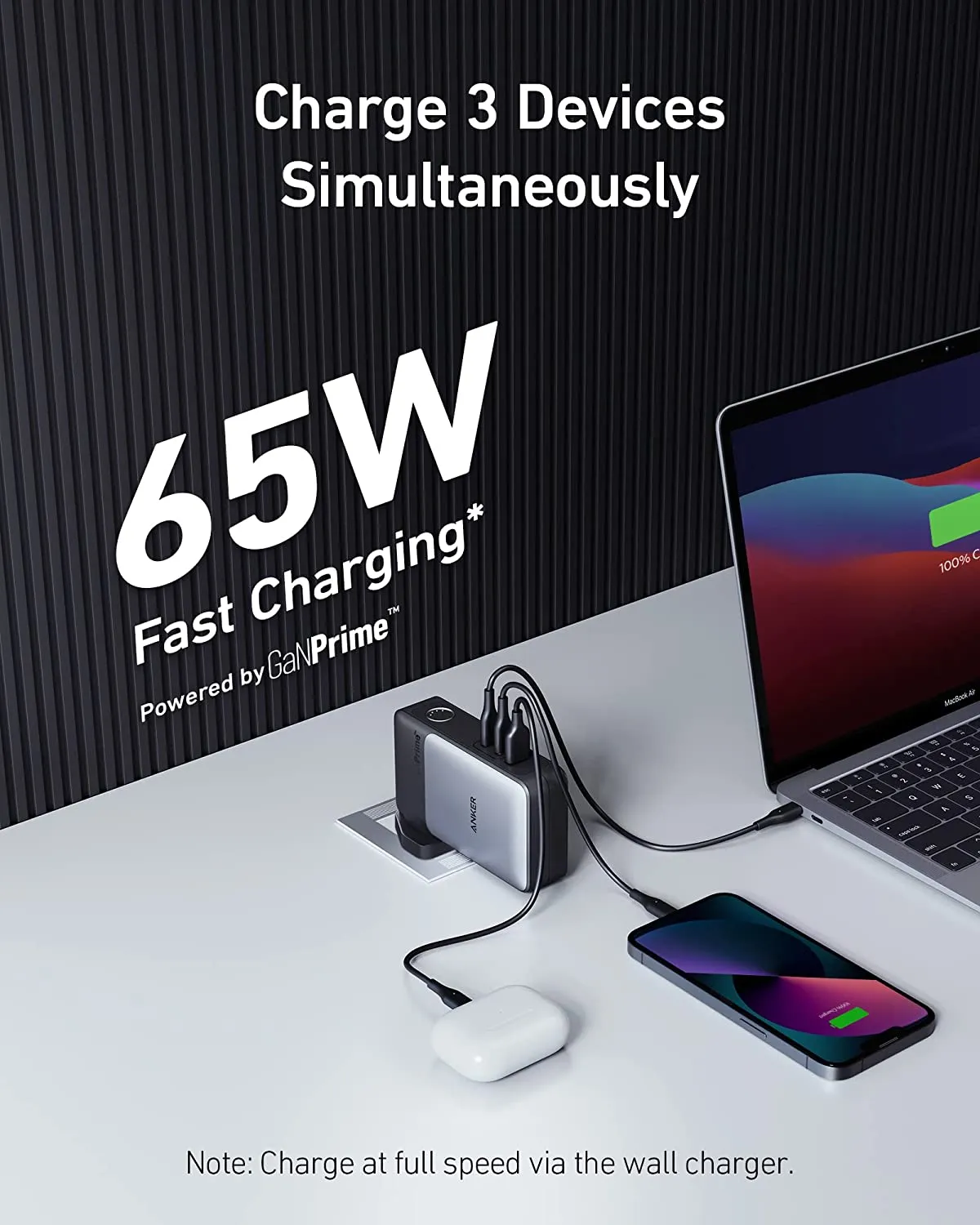 Anker 733 Power Bank (GaNPrime PowerCore 65W) - Black