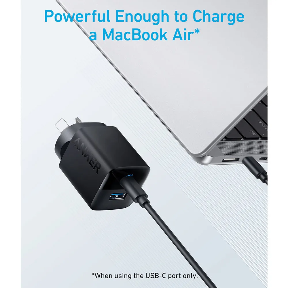 Anker Dual-Port Fast Charger 33W Black - AU Plug