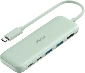 Anker USB C Hub, 5-in-1 USBC to HDMI Hub with 4K Display, 5Gbps USB-C and 2 5Gbps USB-A Data Ports for MacBook Pro, MacBook Air, Dell XPS, Lenovo Thinkpad, HP Laptops and More (Green)