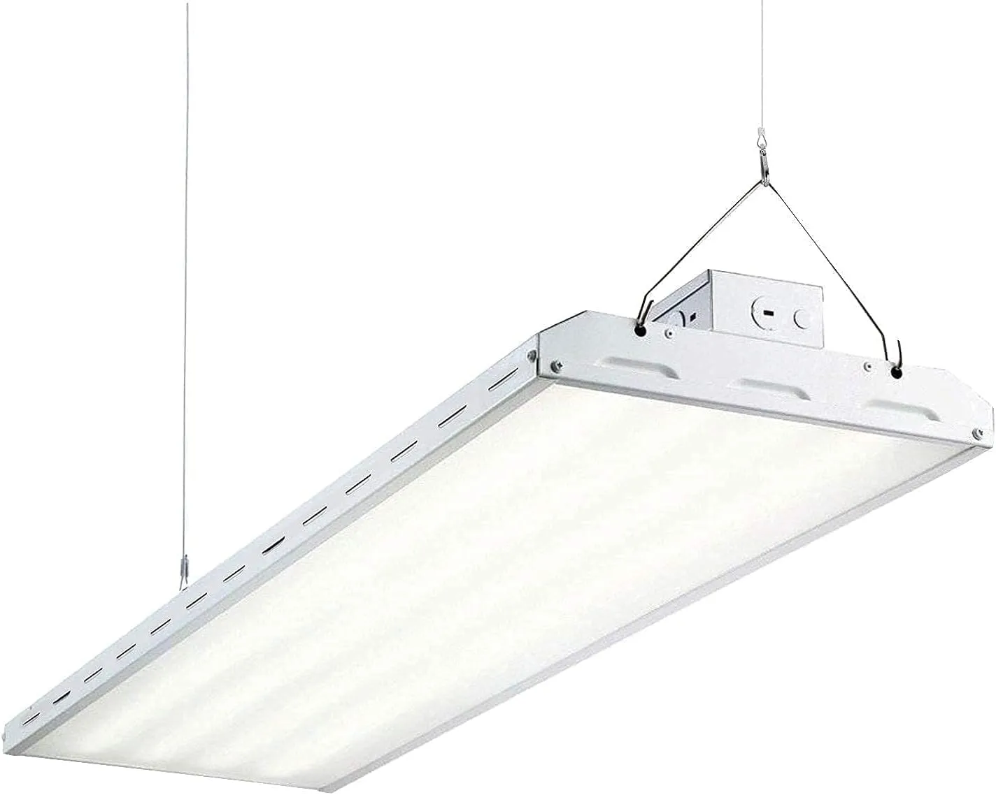 ANTLUX 4FT LED Linear High Bay Shop Light Fixture, 220W (800W Equiv.), 26500lm, 5000K, Hanging Warehouse Lights, Industrial Indoor Area Workshop Garage High Bay LED Lighting