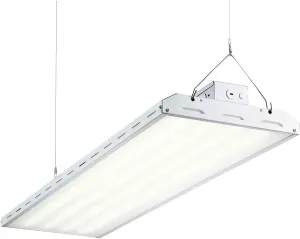 ANTLUX 4FT LED Linear High Bay Shop Light Fixture, 220W (800W Equiv.), 26500lm, 5000K, Hanging Warehouse Lights, Industrial Indoor Area Workshop Garage High Bay LED Lighting