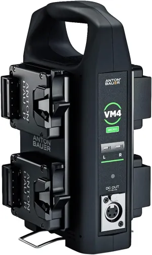 Anton Bauer VM4 4-Position Micro Battery Charger, V-Mount