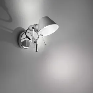Artemide A010758 Tolomeo Micro - One Light Wall Spot, Aluminum Finish