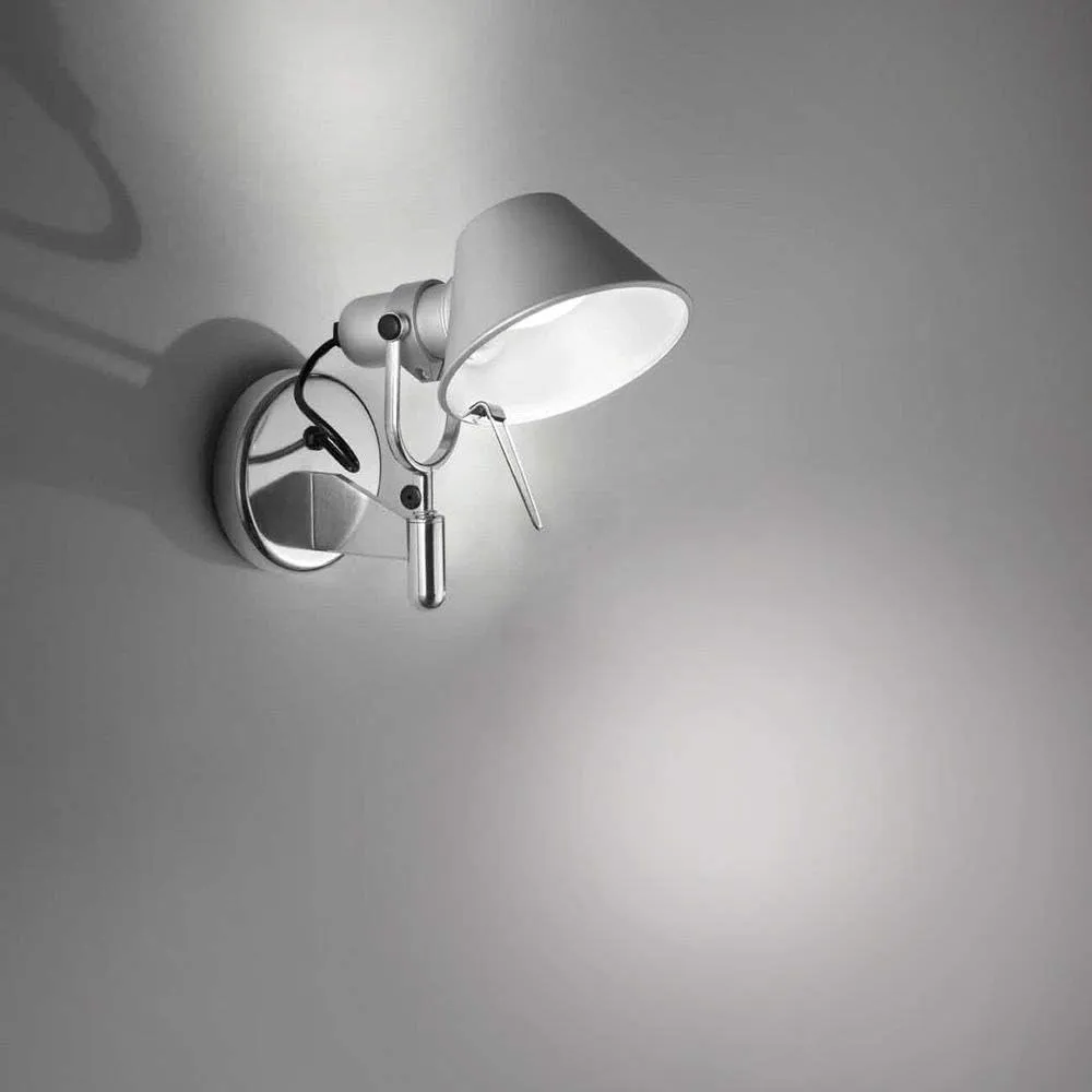 Artemide A010758 Tolomeo Micro - One Light Wall Spot, Aluminum Finish
