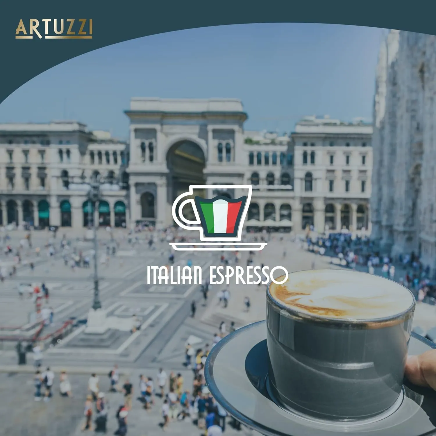 Artuzzi 120ct Decaf Espresso Pods For Nespresso Compatible Capsules Machines | Aluminum Coffee Capsules I Recyclable I 100% Arabica I Italian Roast