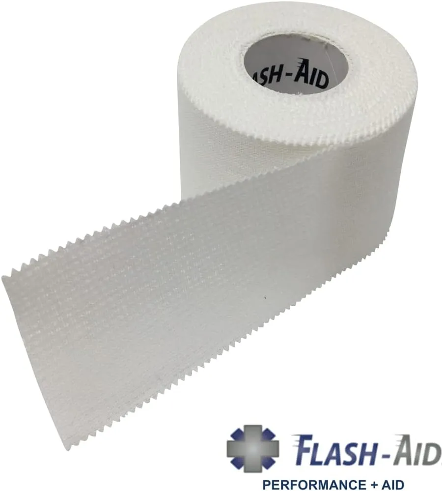 Athletic Tape and Foam Underwrap Combo – 6 Rolls Sports Tape   2 Rolls Pre-Wrap – Latex-Free, Easy Tear, Strong Hold – Wrist, Ankle, Finger Support for Sports and First Aid