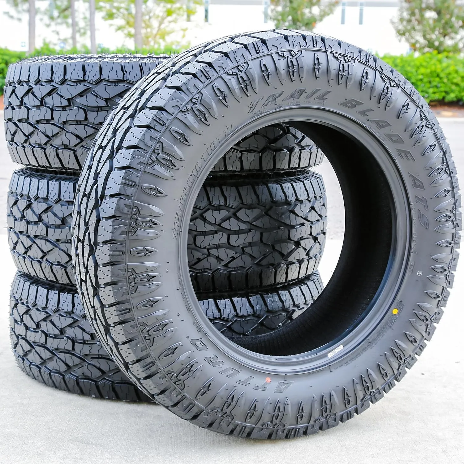 Atturo Trail Blade ATS A/T All-Terrain Off-Road Commercial Van Radial Tire-235/65R16 235/65/16 235/65-16 121/119R Load Range E LRE 10-Ply BSW
