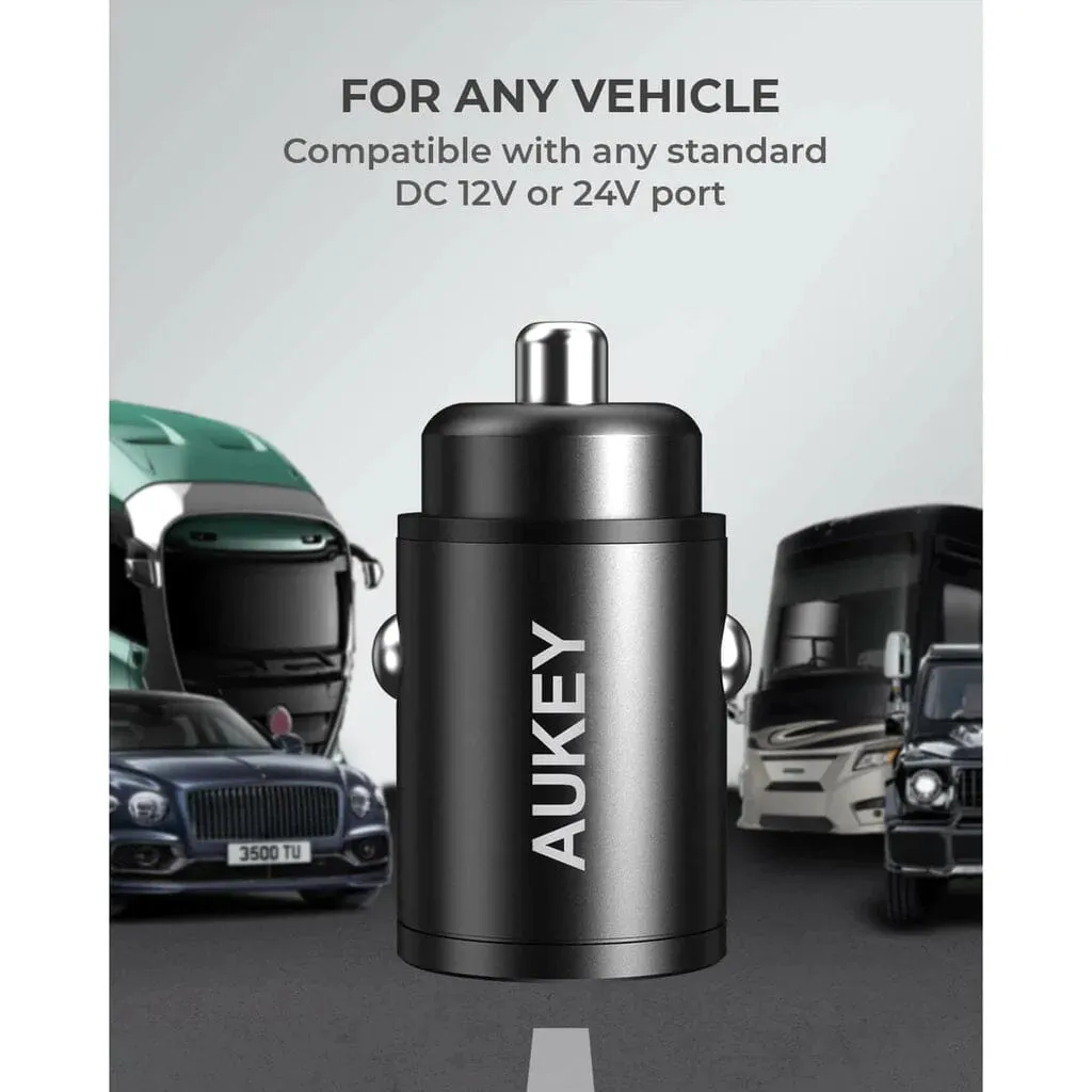 AUKEY Car Charger 30W Dual-Port