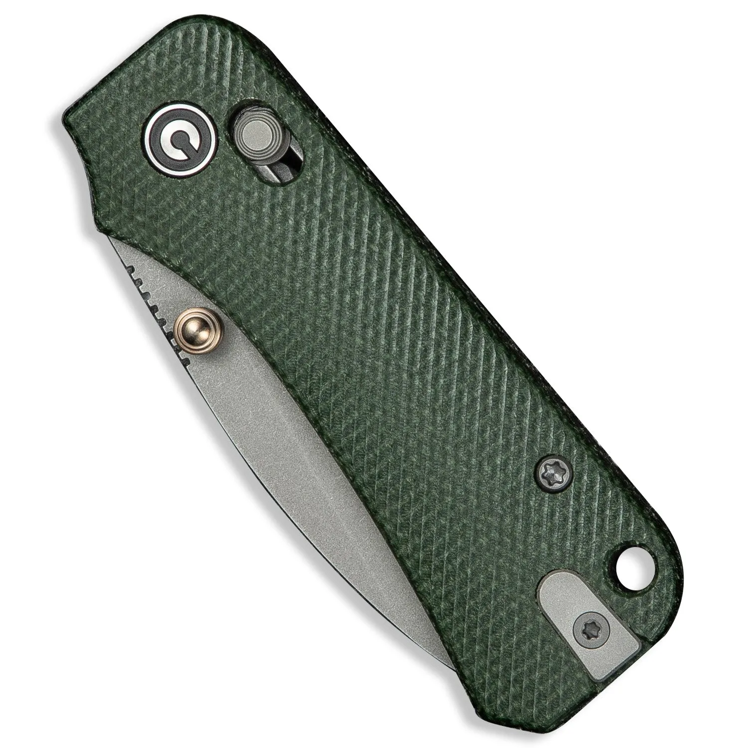 Baby Banter 2 Pocket Knife - Green Micarta - Nitro V