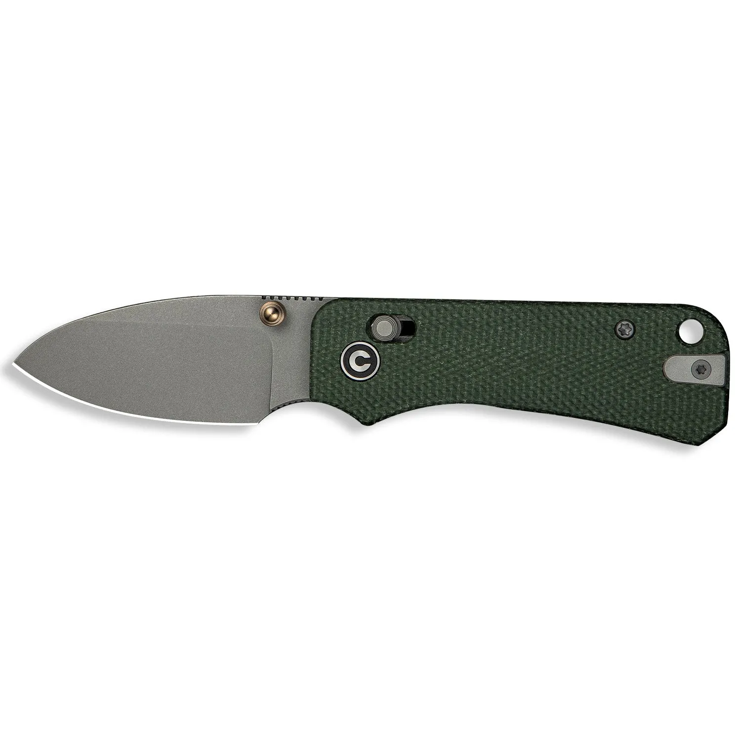 Baby Banter 2 Pocket Knife - Green Micarta - Nitro V
