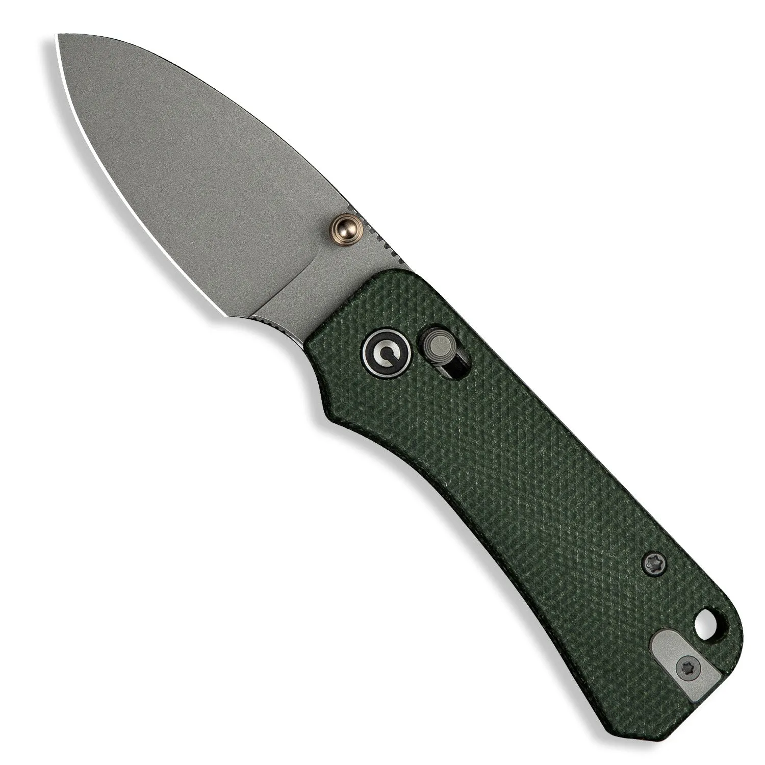 Baby Banter 2 Pocket Knife - Green Micarta - Nitro V