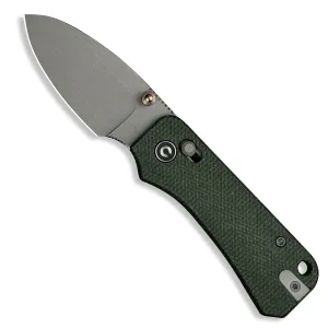 Baby Banter 2 Pocket Knife - Green Micarta - Nitro V