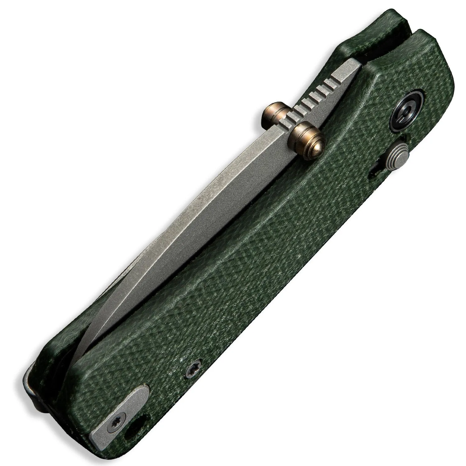 Baby Banter 2 Pocket Knife - Green Micarta - Nitro V