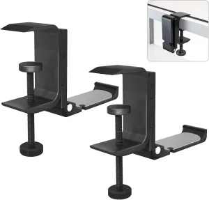 Bag Hanger for Table Desk,Set of 2 Foldable Aluminum Purse Handbag Hook Hanger Holder for Women and Girls