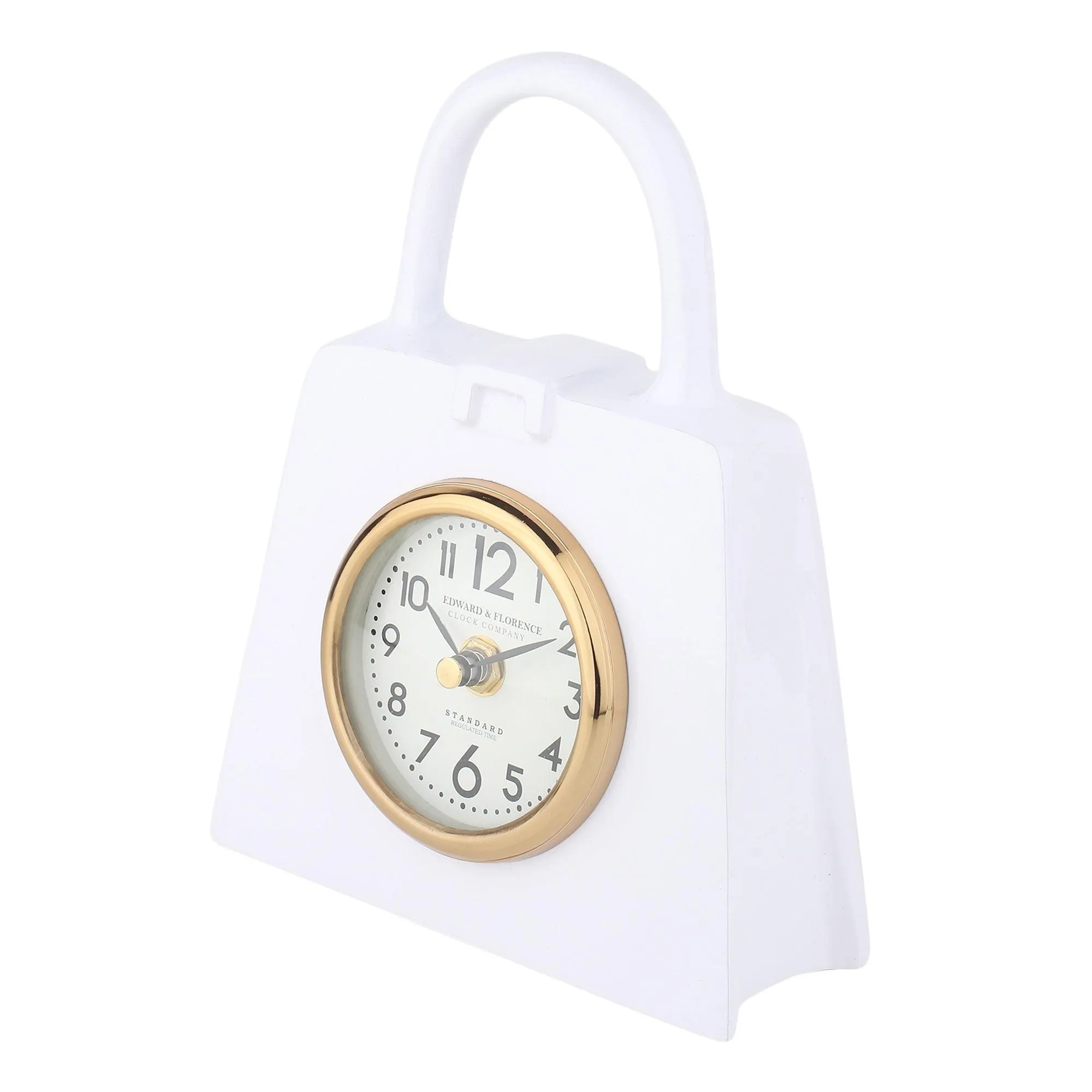 Bag of Time Table clock in White