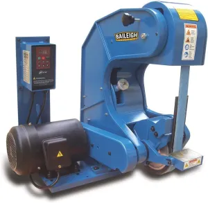 Baileigh BG-260-3-220 3 Wheel Variable Radius Belt Grinder, 220V, 2" Belt Width, 60" Belt Length